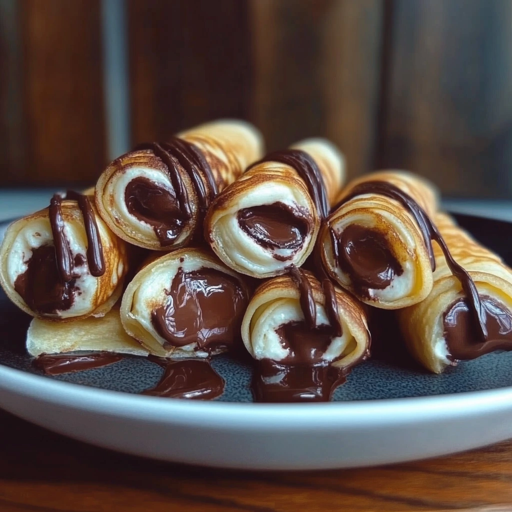 Chocolate-Filled Crepes