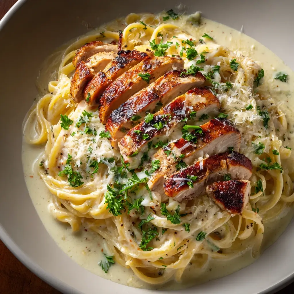 Creamy Chicken Linguine