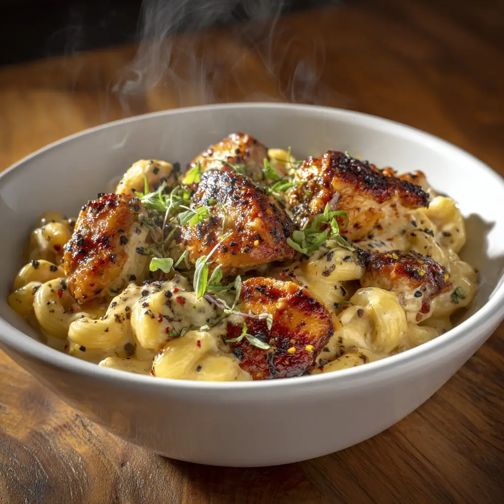 Creamy Honey Pepper Chicken Mac