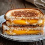 Honey Peach White Cheddar Grilled Cheese