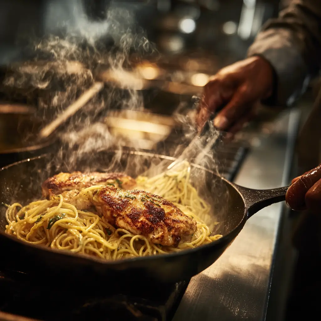 Monterey Chicken Spaghetti