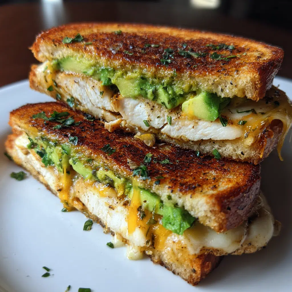 Chicken Avocado Melt Sandwich