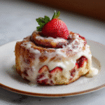 Strawberry cinnamon rolls