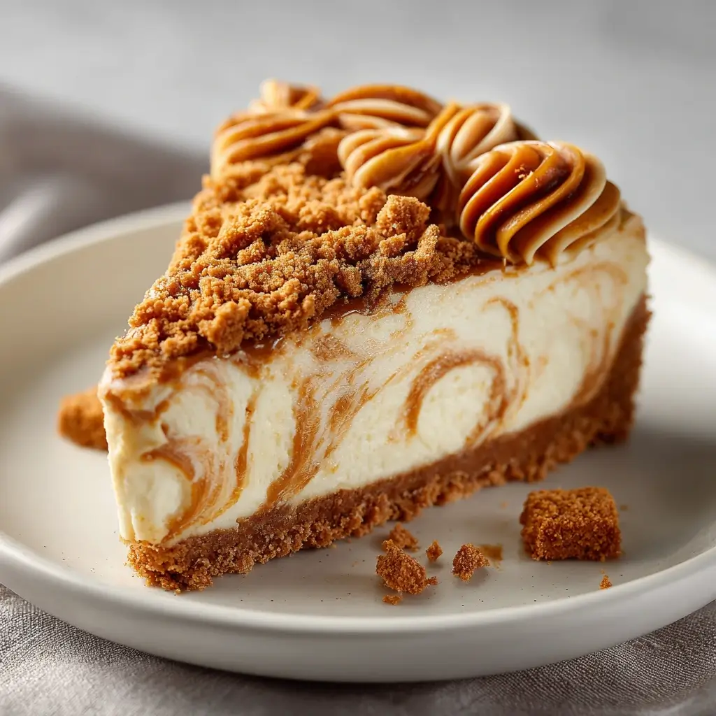Creamy Biscoff Cheesecake
