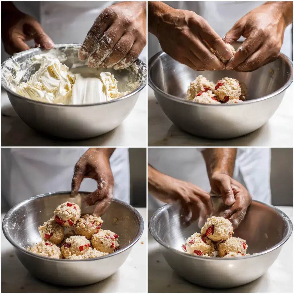 Strawberry Cheesecake Crunch Bites