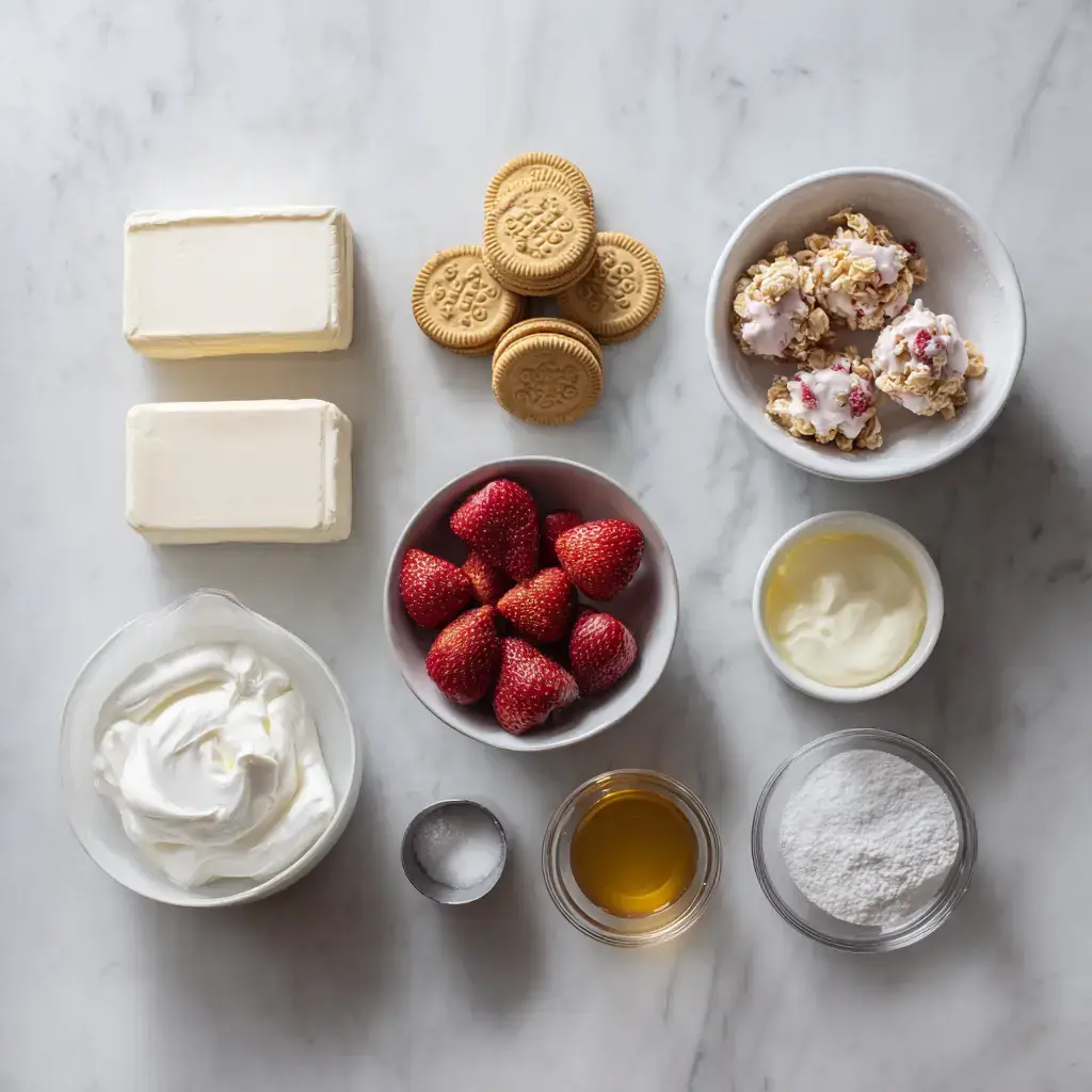 Strawberry Cheesecake Crunch Bites
