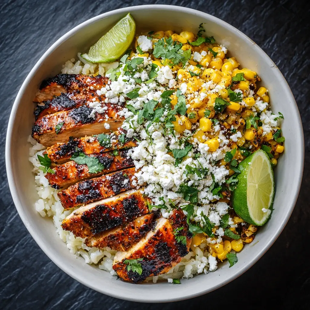 Street Corn Chicken Rice Bowl Recipe