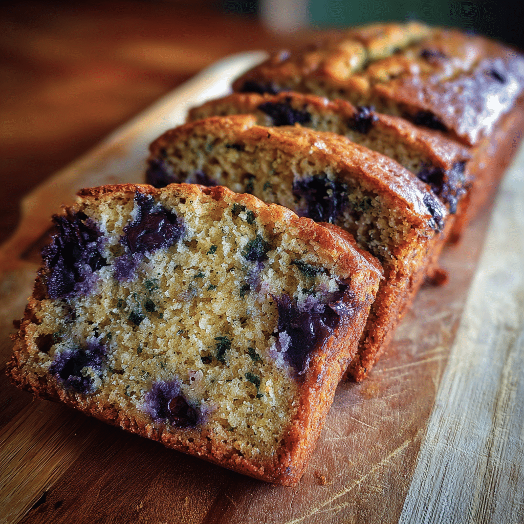 Blueberry Zucchini Bread