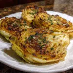 Oven Roasted Garlic Cabbage Steaks