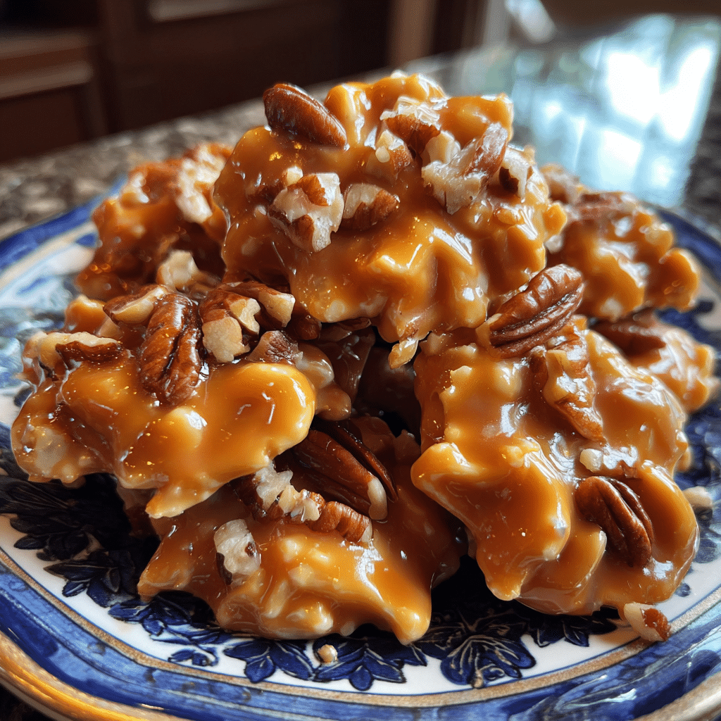 Caramel Pecan Clusters