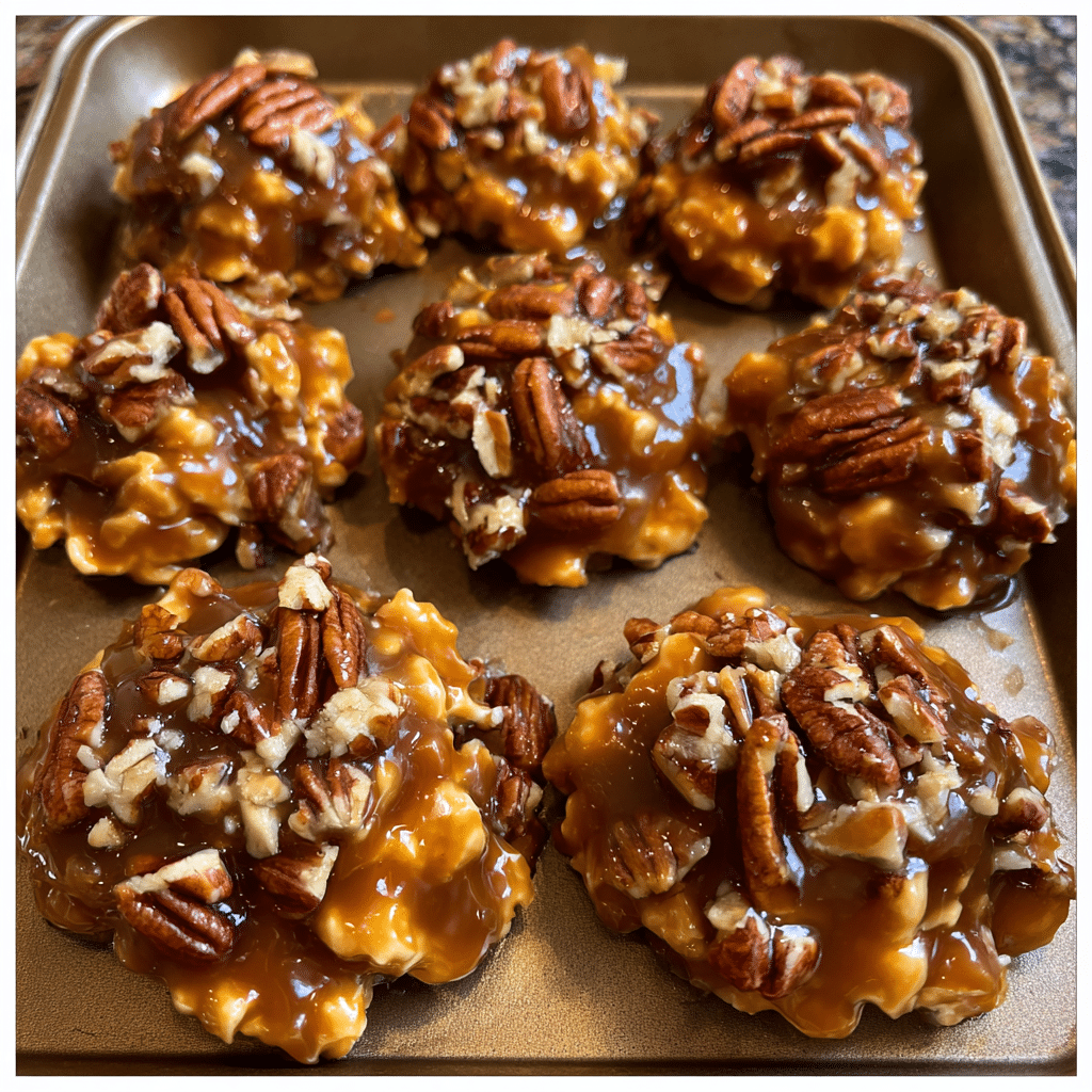 Caramel Pecan Clusters 