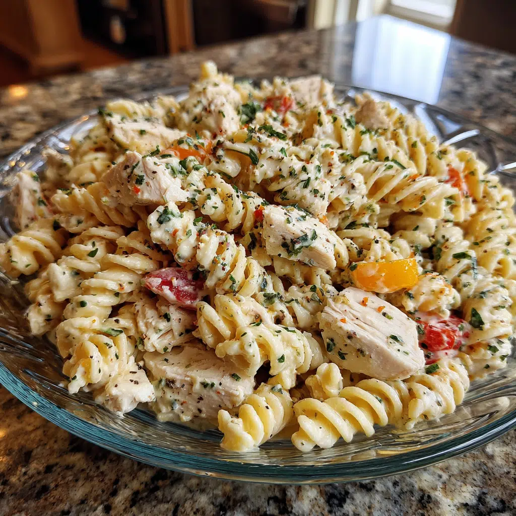 Chicken Ranch Pasta Salad