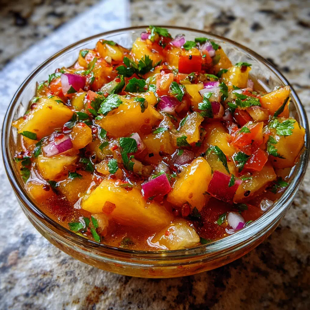 Fresh Peach Salsa