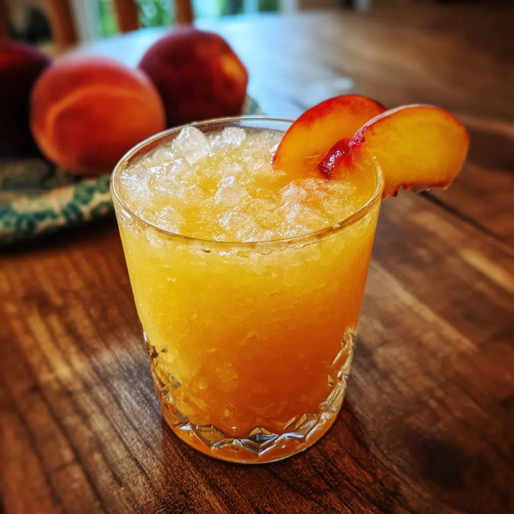 Frozen Peach Lemonade