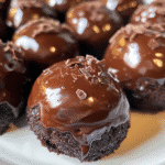 Glazed Chocolate Donut Holes