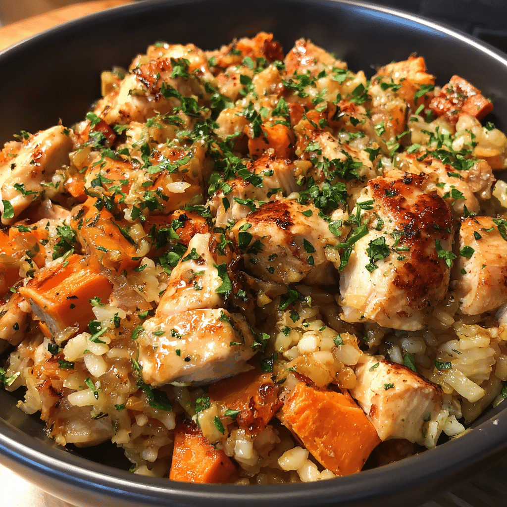 Healthy Chicken Rice Bowl