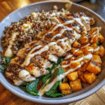 Healthy Chicken Rice Bowl
