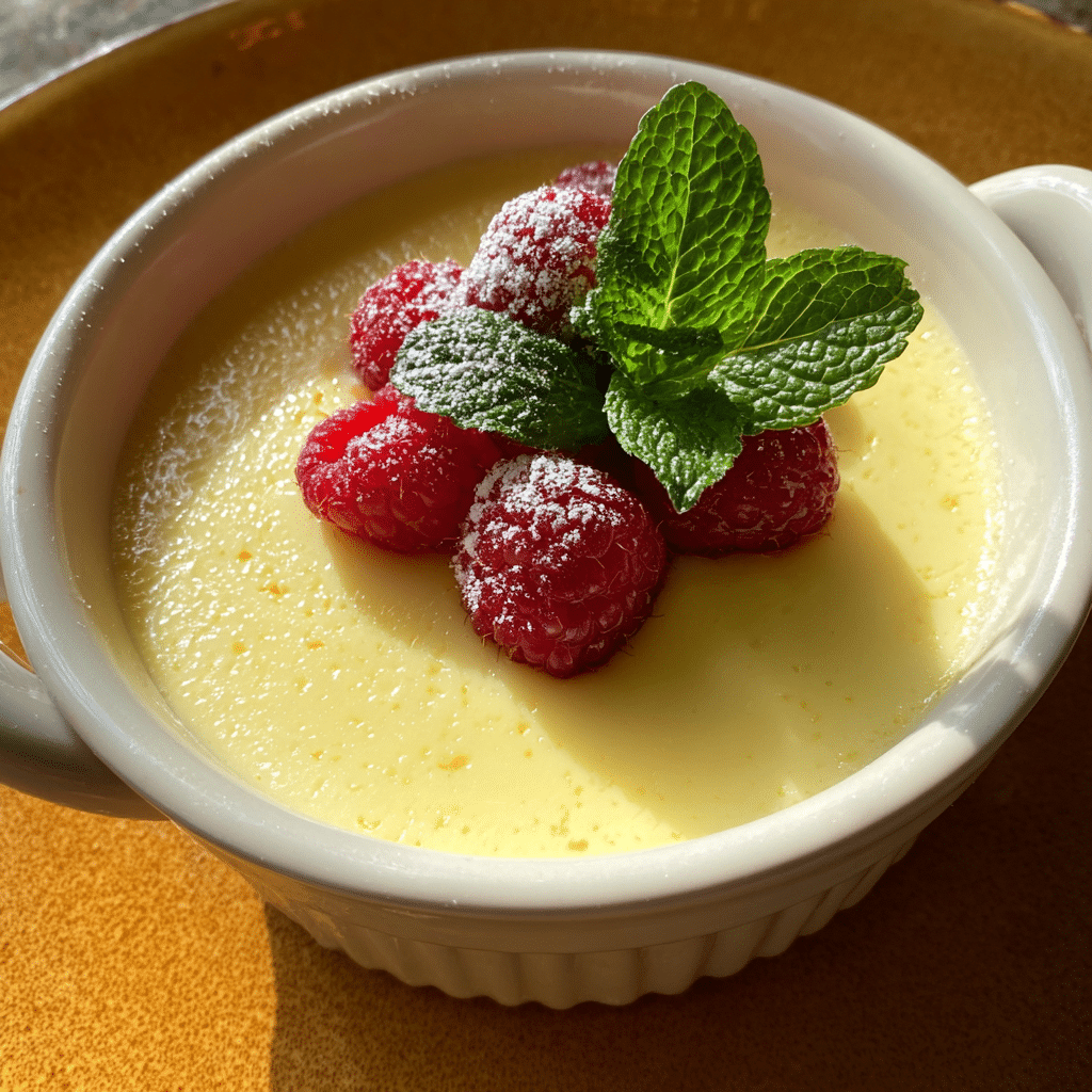 Homemade Vanilla Custard
