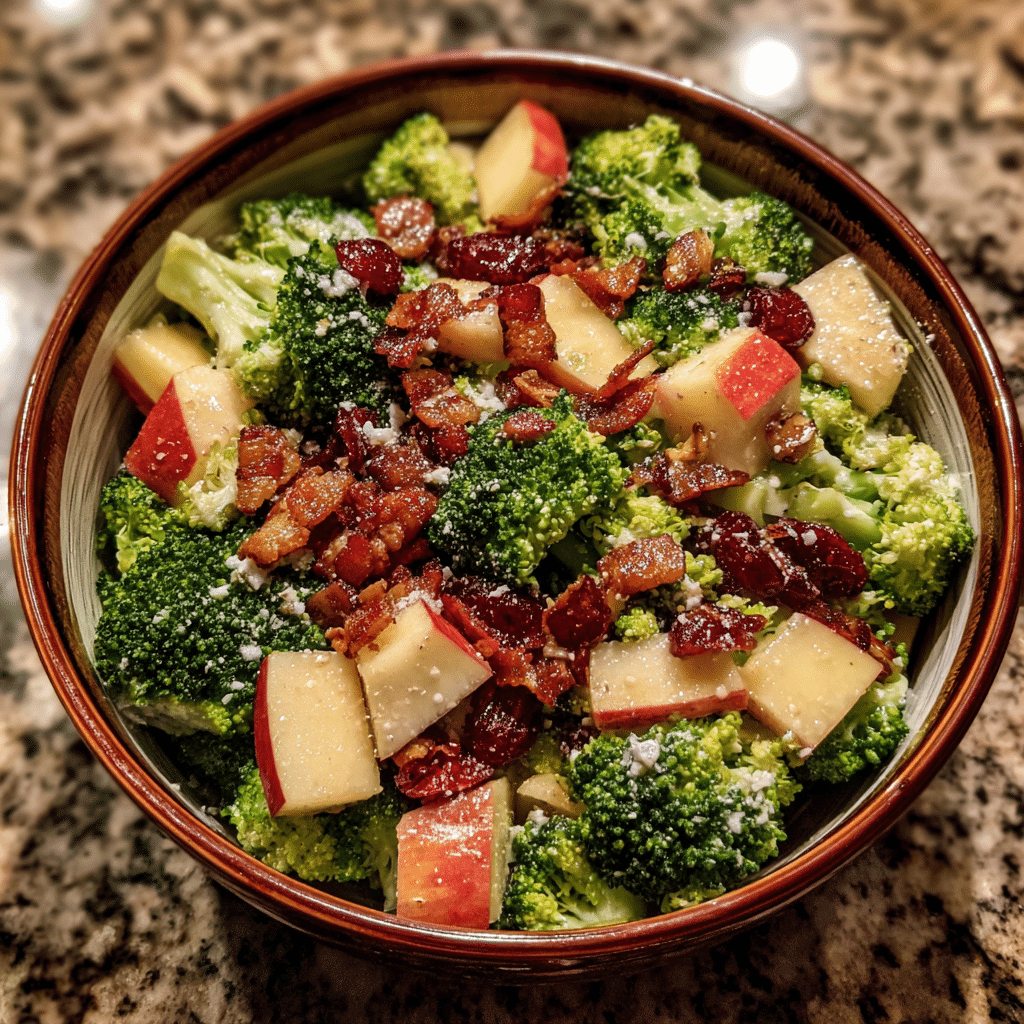 Honey crisp Apple Broccoli Salad