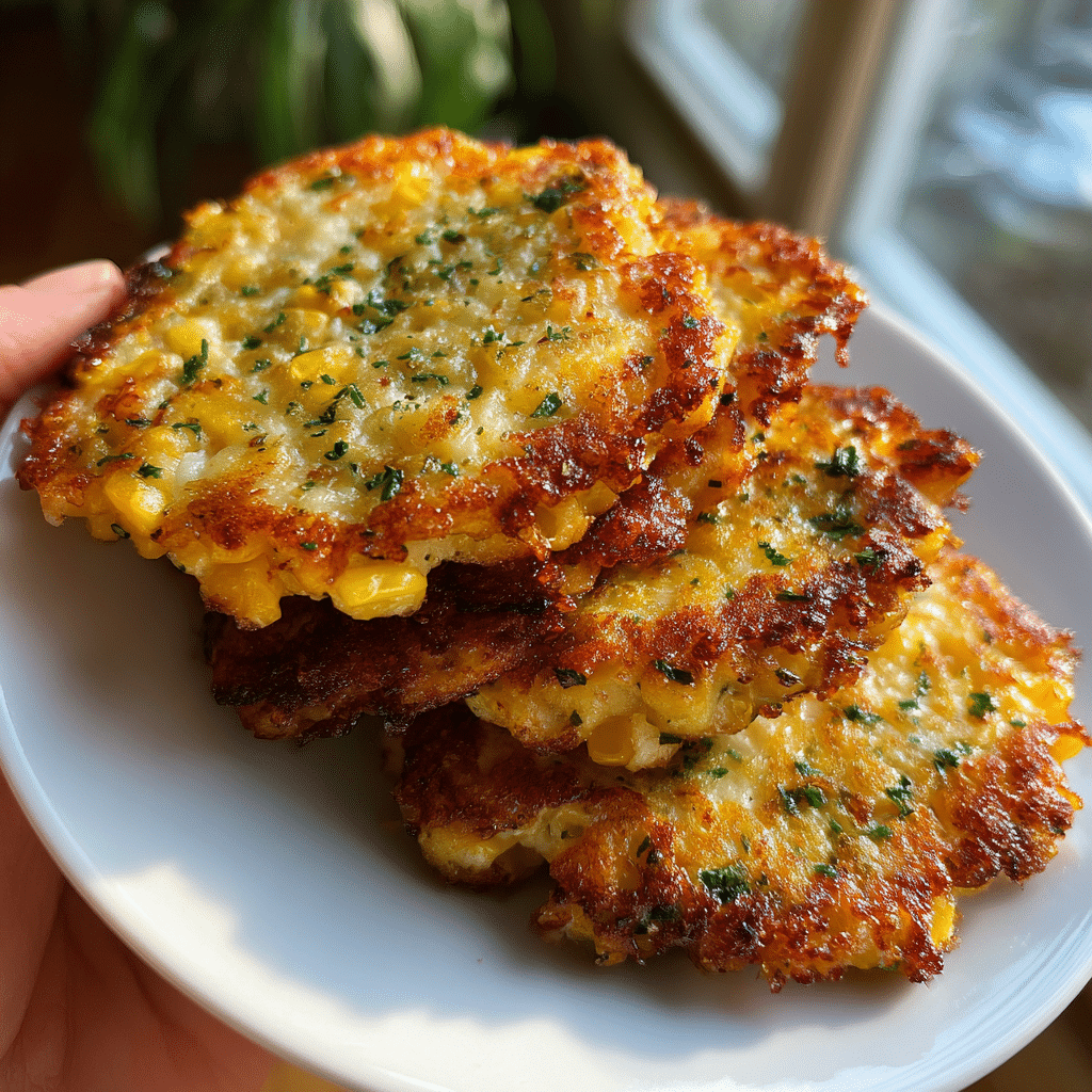Crispy Cheesy Corn