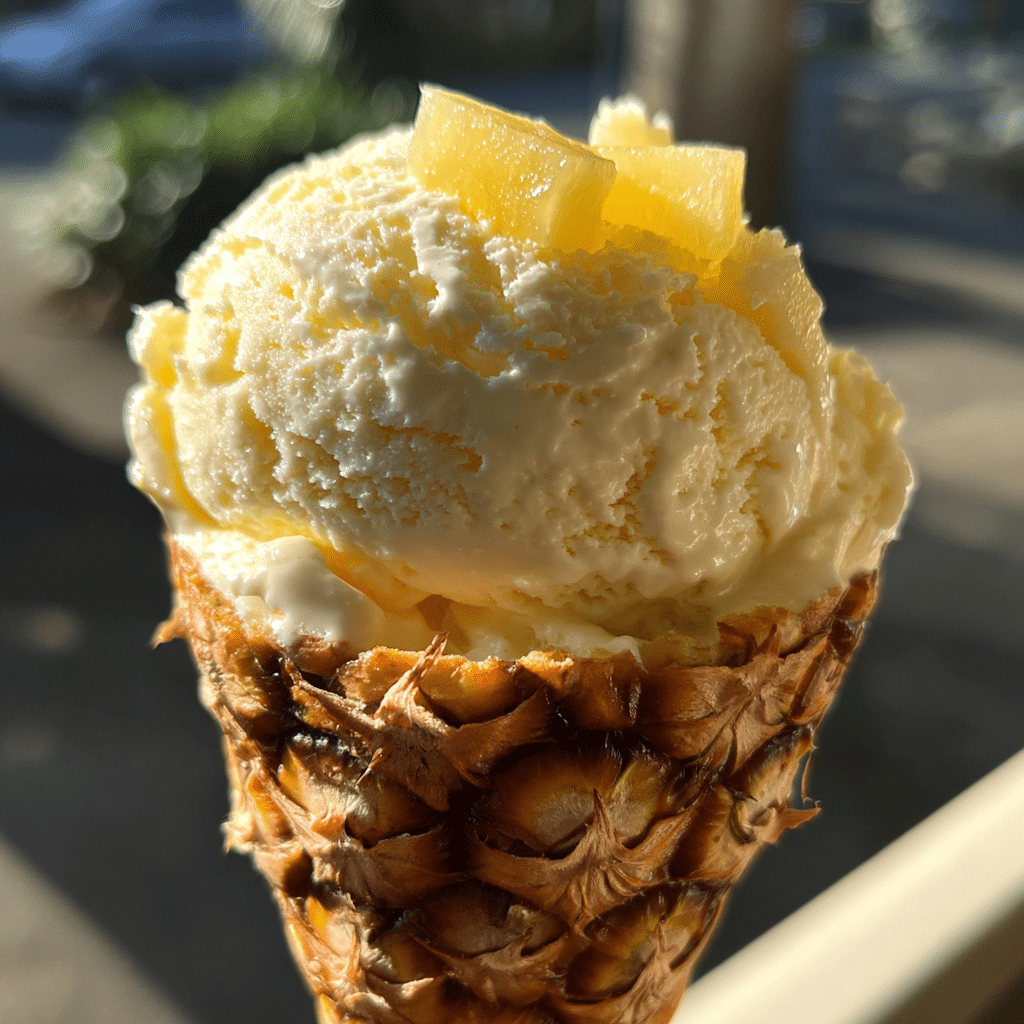 Pineapple Ice Cream