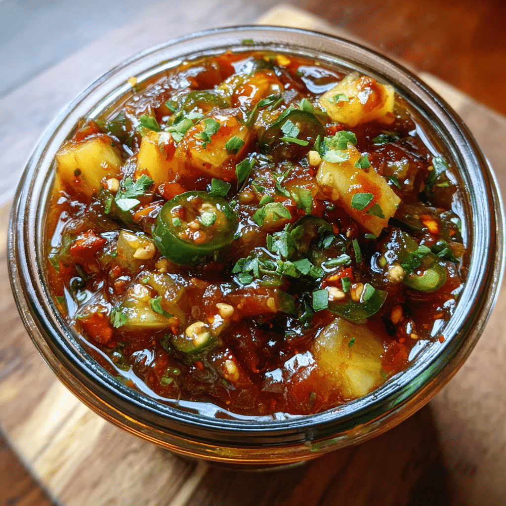 Spicy Pineapple Jalapeño Chutney