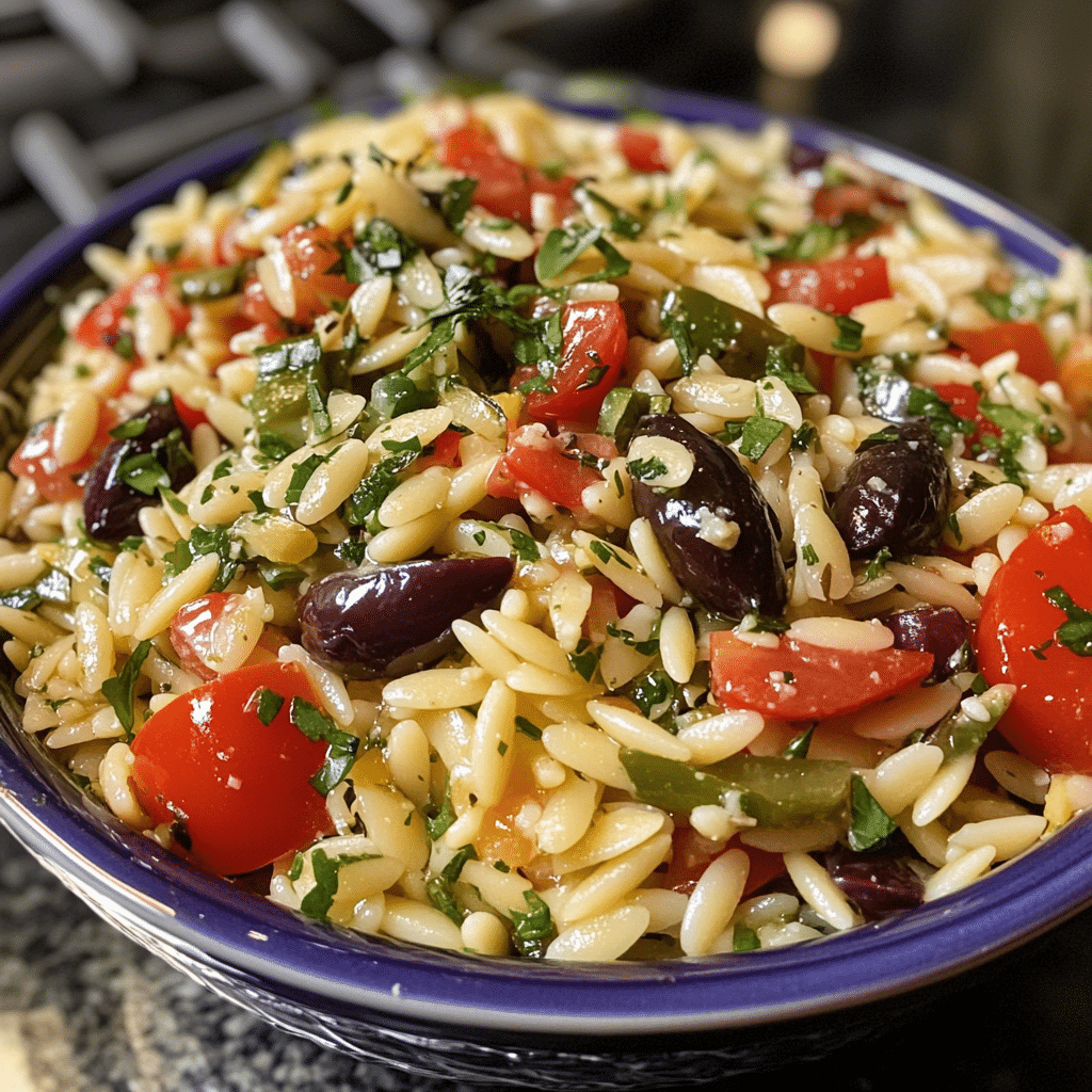 Mediterranean Orzo Pasta Salad