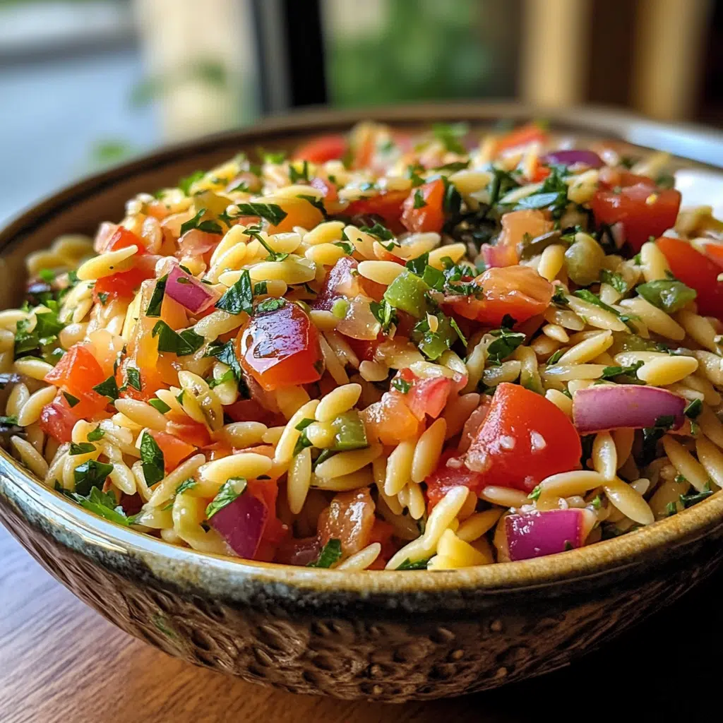 Mediterranean Orzo Pasta Salad