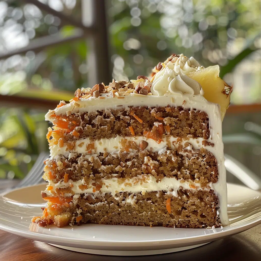 Hawaiian Carrot Pineapple Cake is