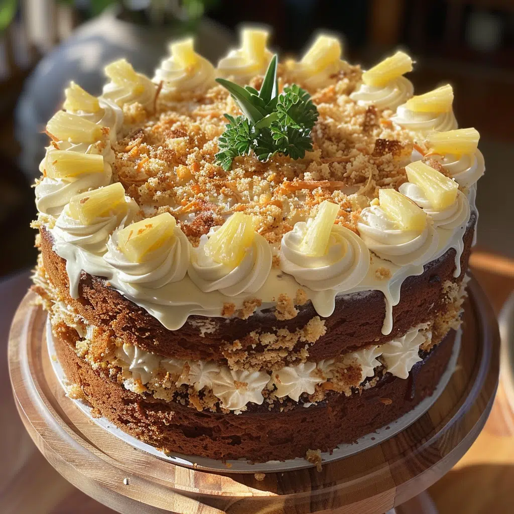 Hawaiian Carrot Pineapple Cake is
