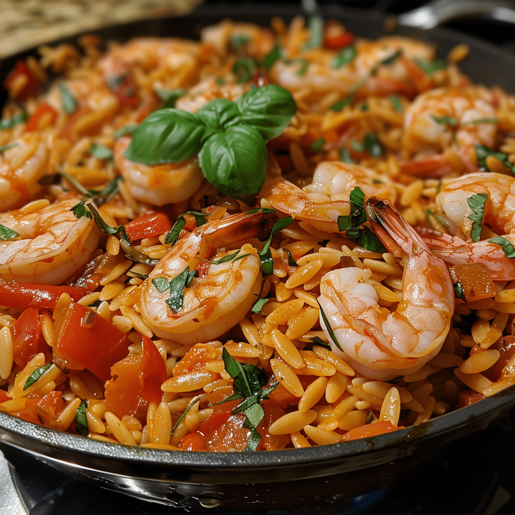 One Pot Marry Me Shrimp and Orzo Pasta