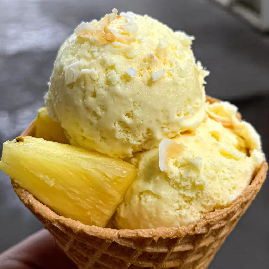 Pineapple Ice Cream