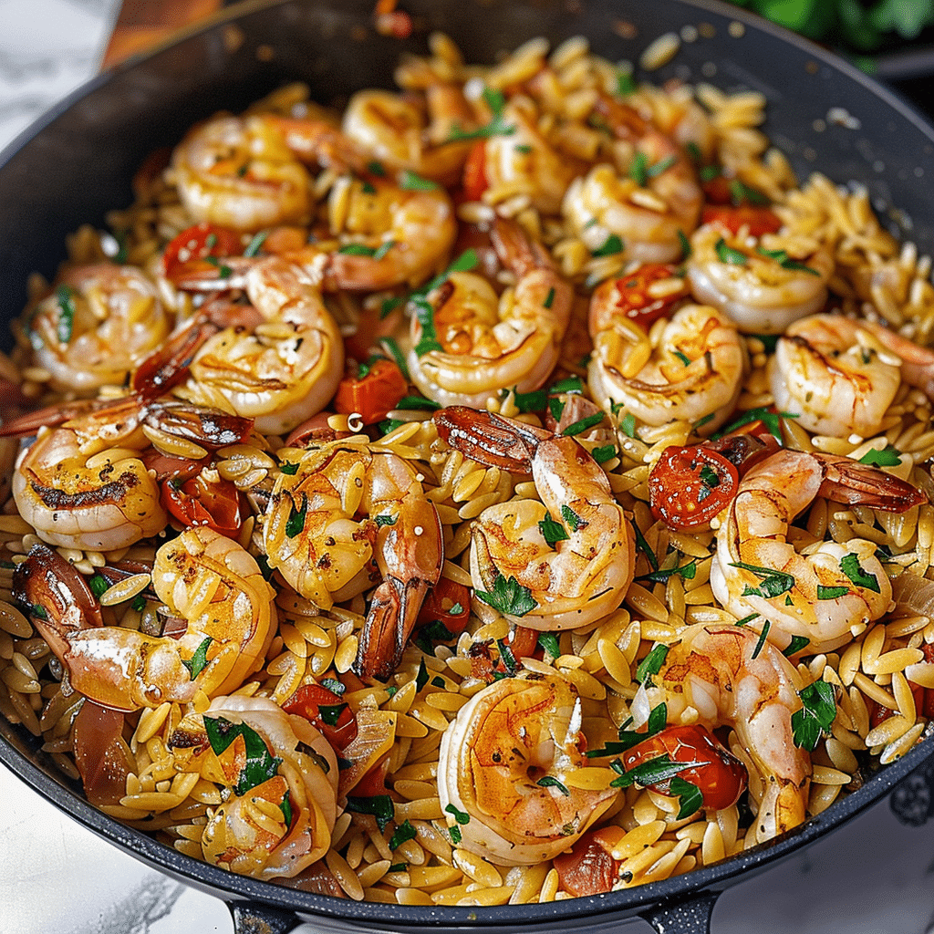 One Pot Marry Me Shrimp and Orzo Pasta