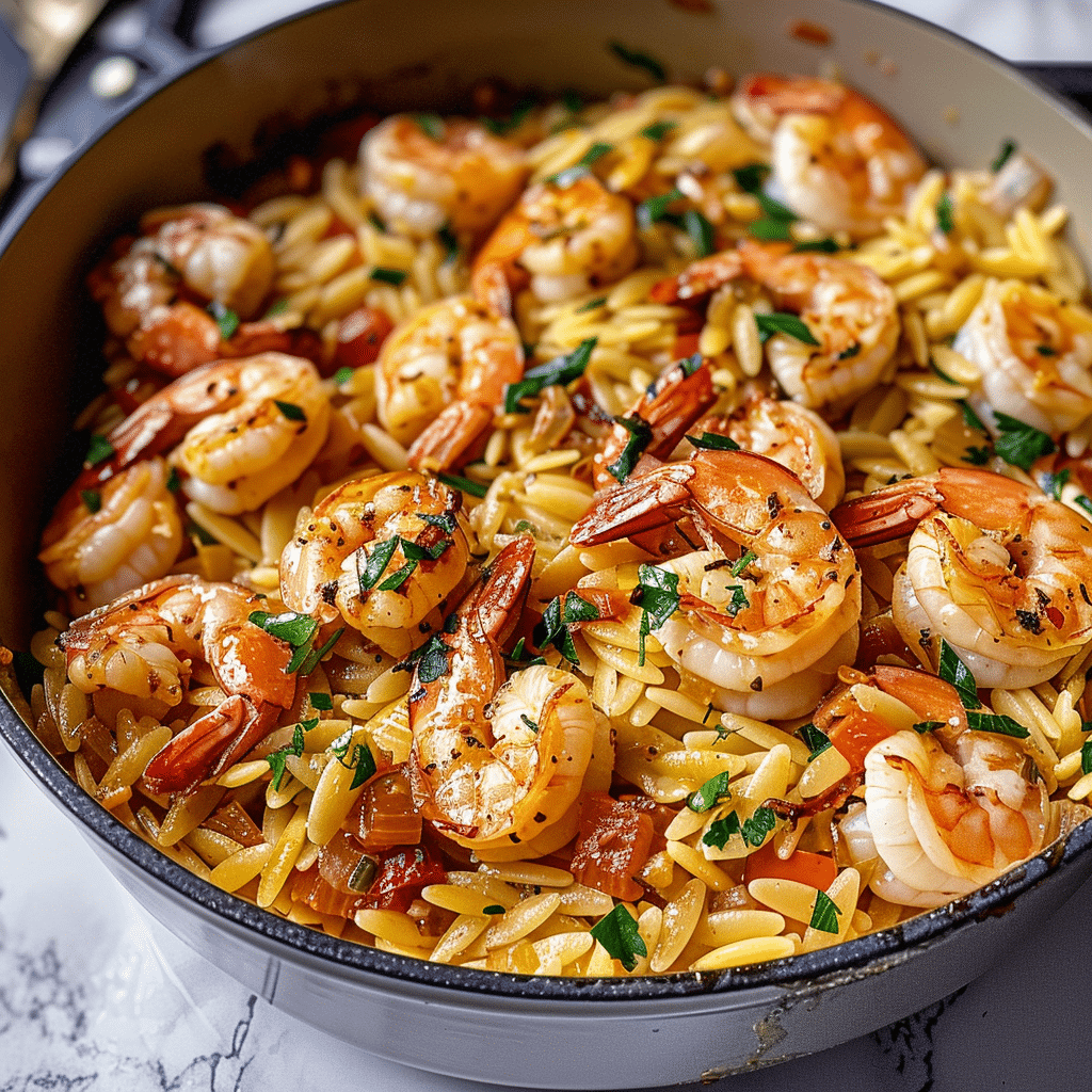 One Pot Marry Me Shrimp and Orzo Pasta