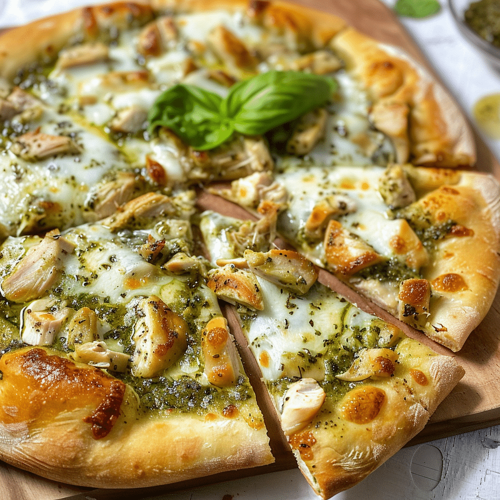 Chicken Pesto Pizza