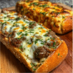 Cheesesteak-Stuffed Garlic Bread