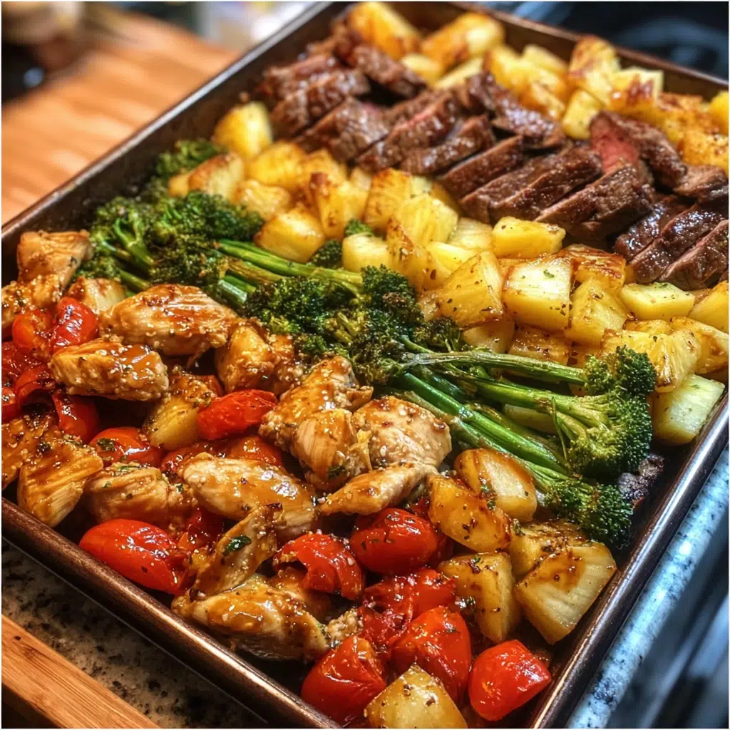 Hawaiian Chicken Sheet Pan