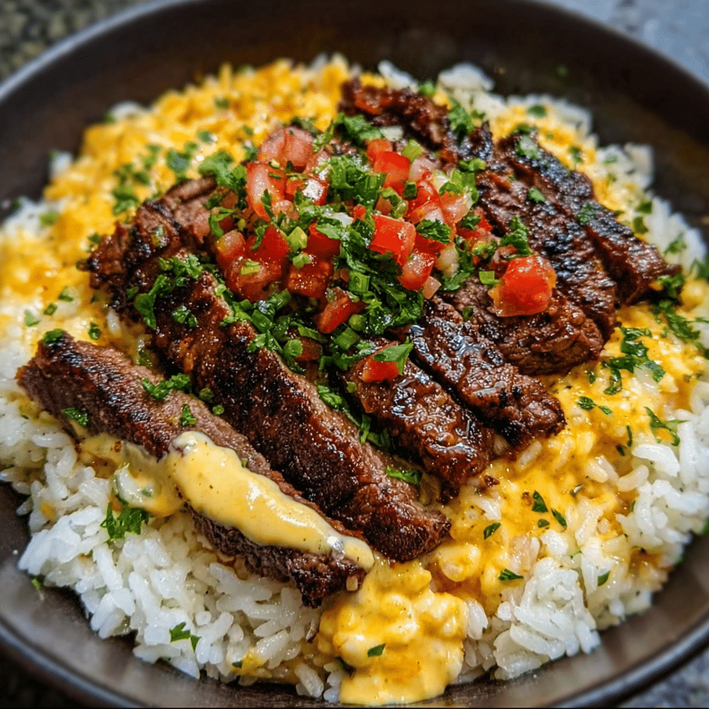 Creamy Queso Rice