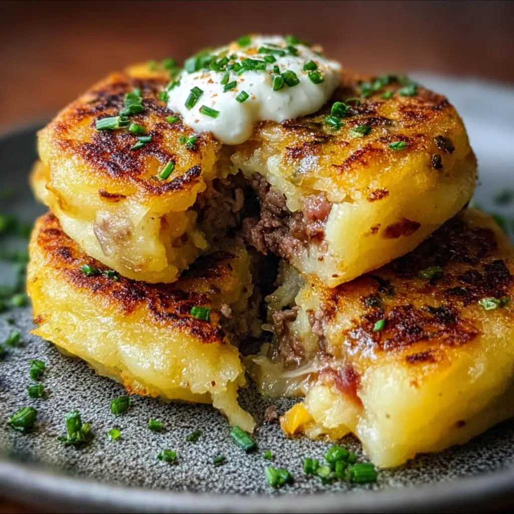 Stuffed Potato Pancakes