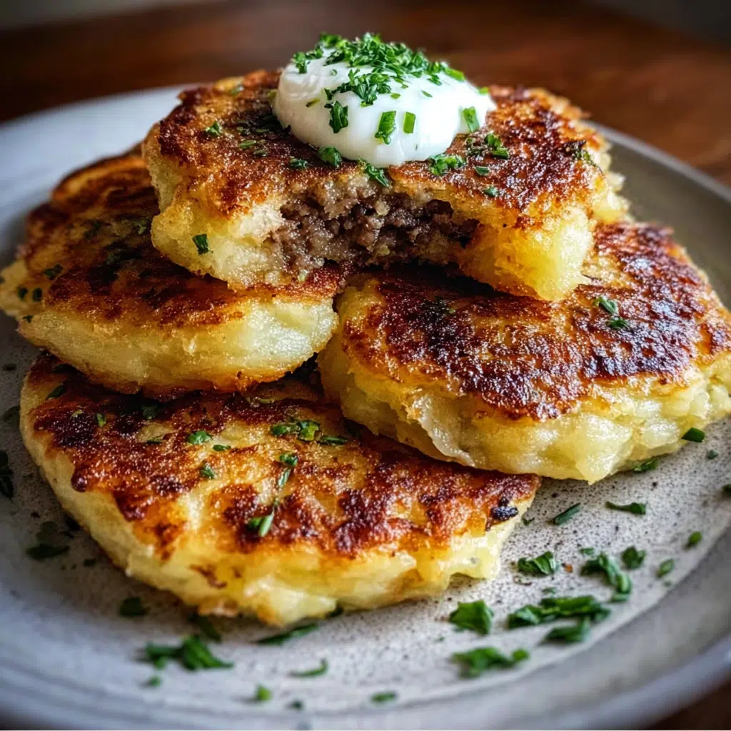 Stuffed Potato Pancakes