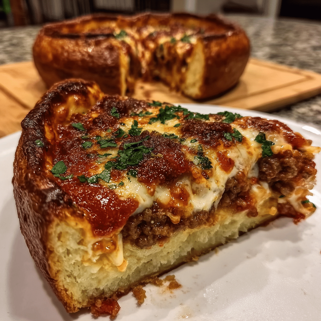 Deep-Dish Pizza