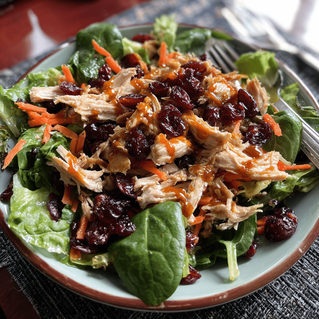 Asian Chicken Cranberry Salad