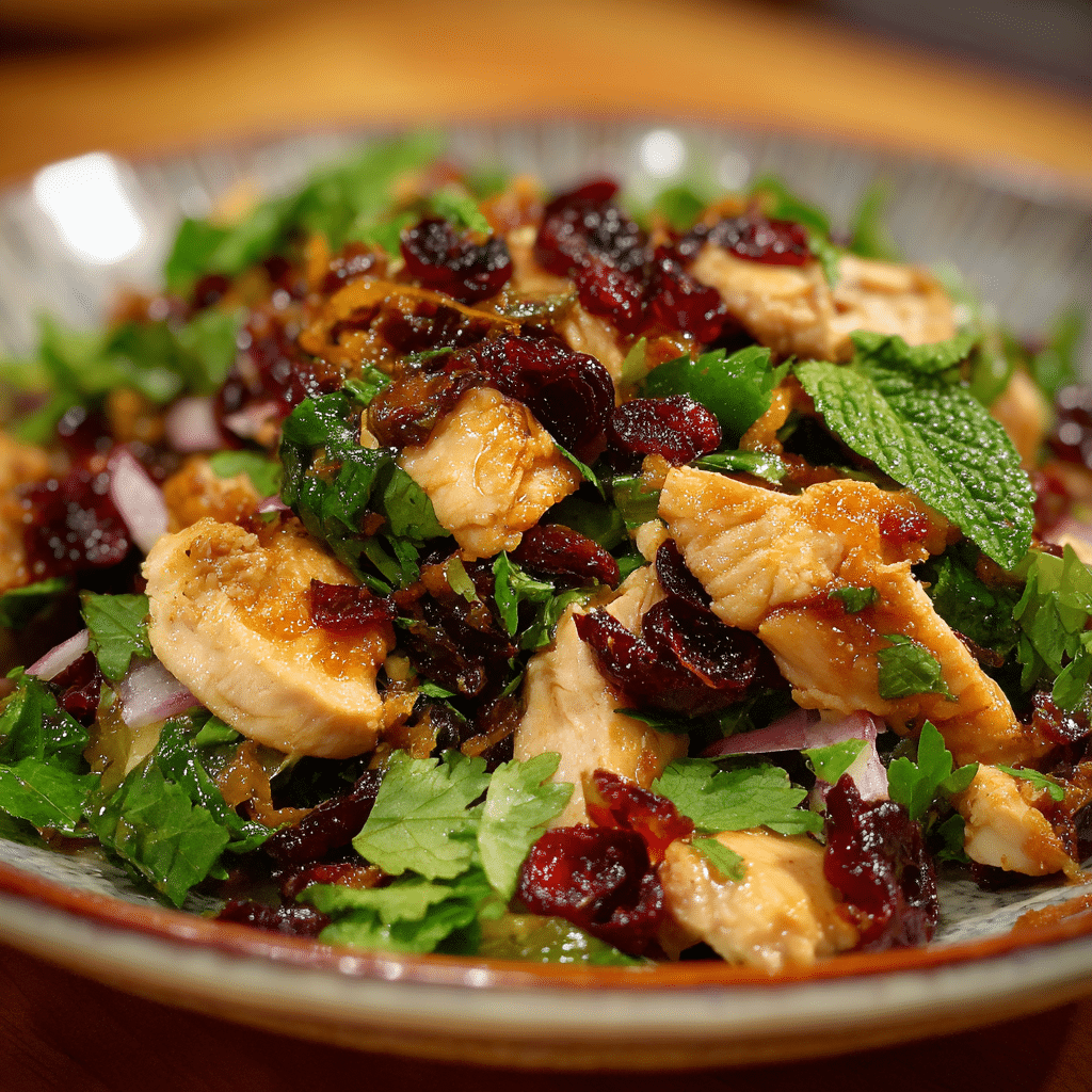 Asian Chicken Cranberry Salad