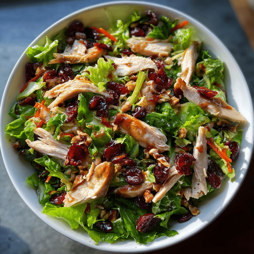 Asian Chicken Cranberry Salad