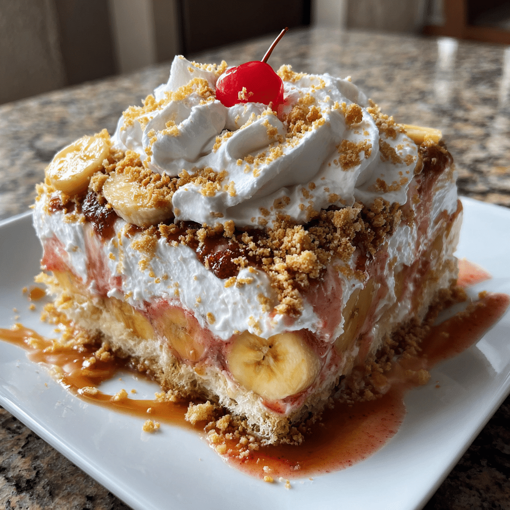 Banana Split Dump Cake