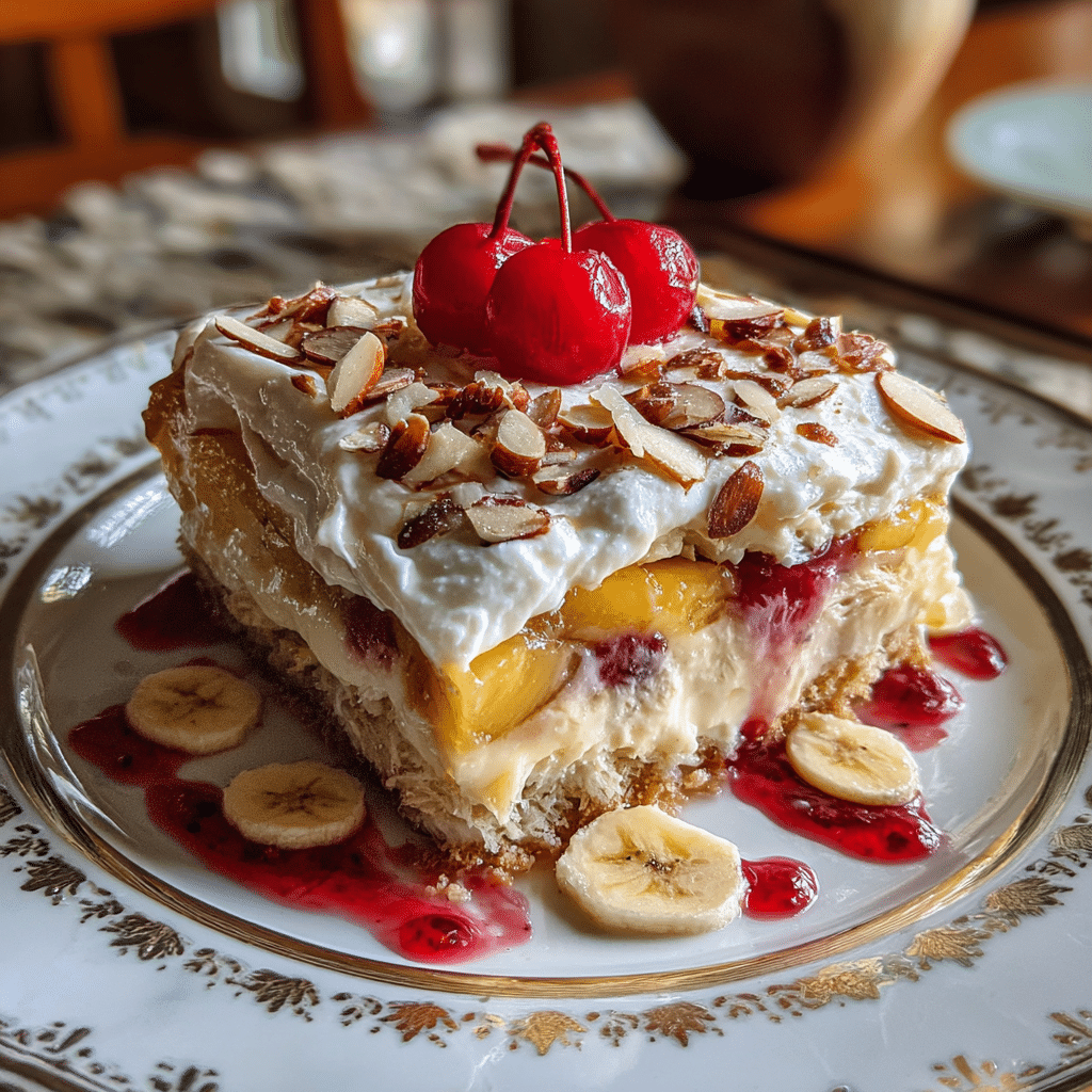 Banana Split Dump Cake