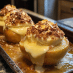 Cheesecake Stuffed Baked Apples
