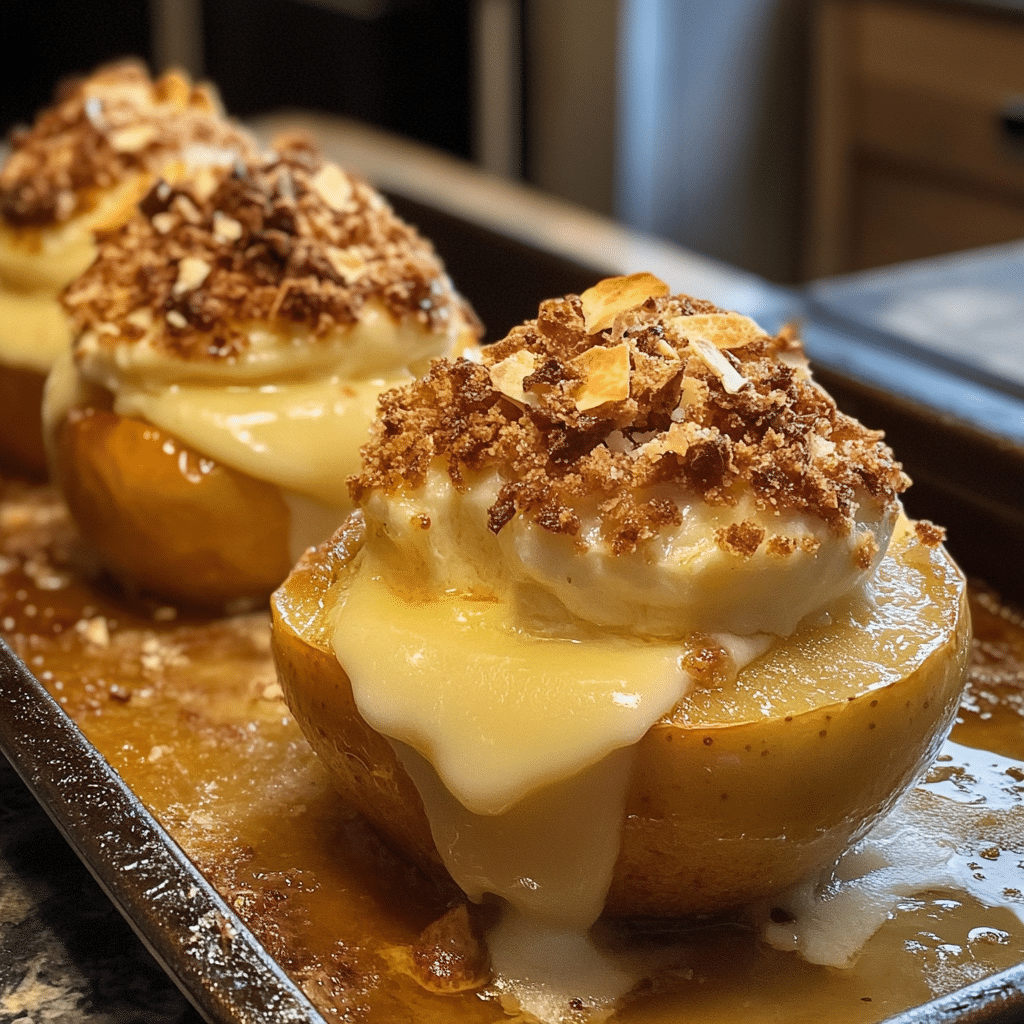 Cheesecake Stuffed Baked Apples