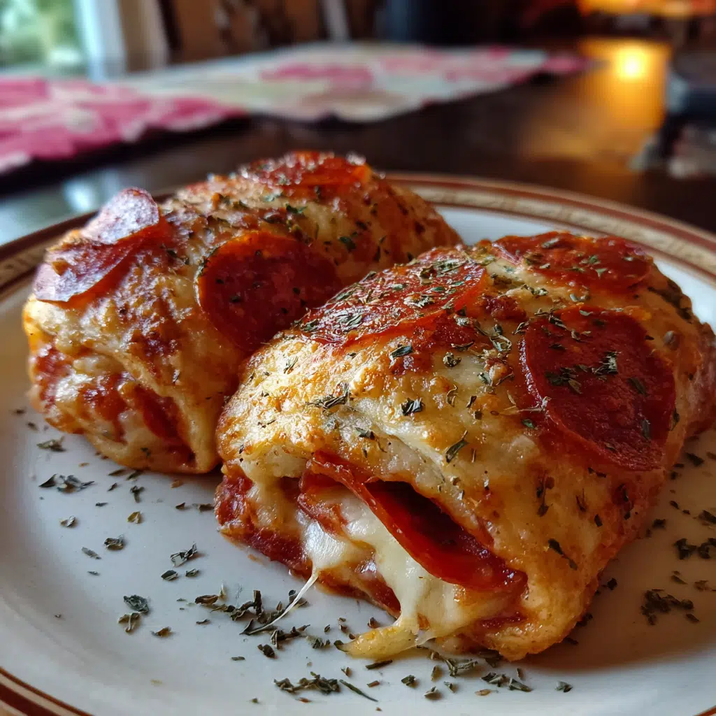 Cheesy Pepperoni Roll-Ups