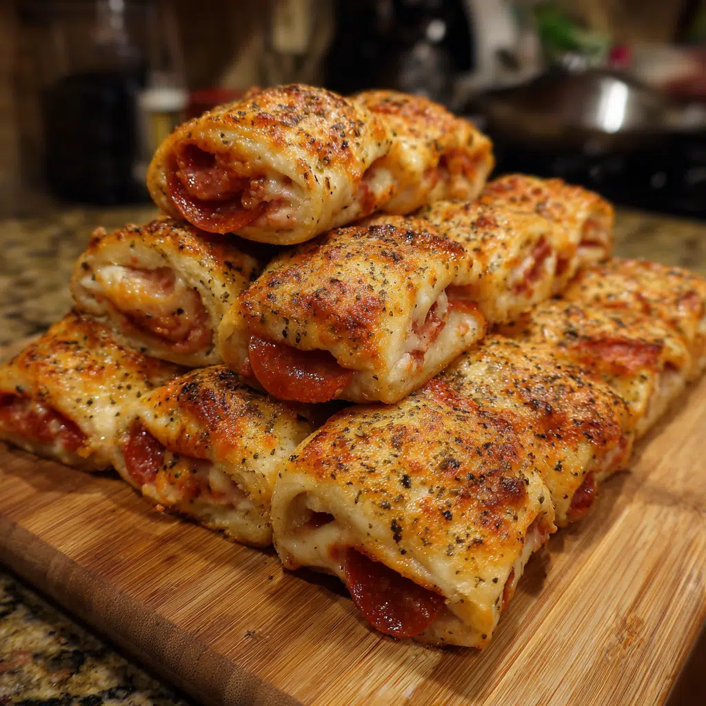 Cheesy Pepperoni Roll-Ups